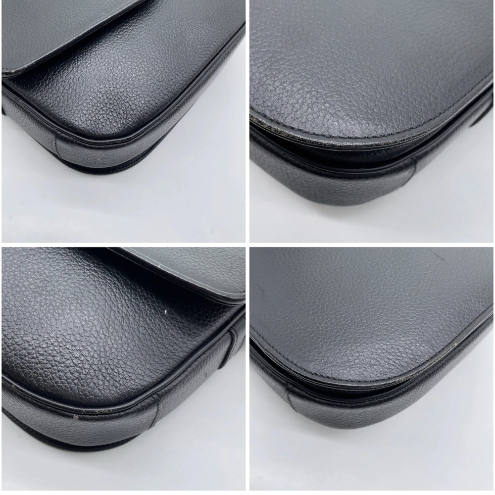 XSOLDX Burberry Vintage Inner Nova check Black Leather Shoulder or crossbody Bag - Picture 5 of 12